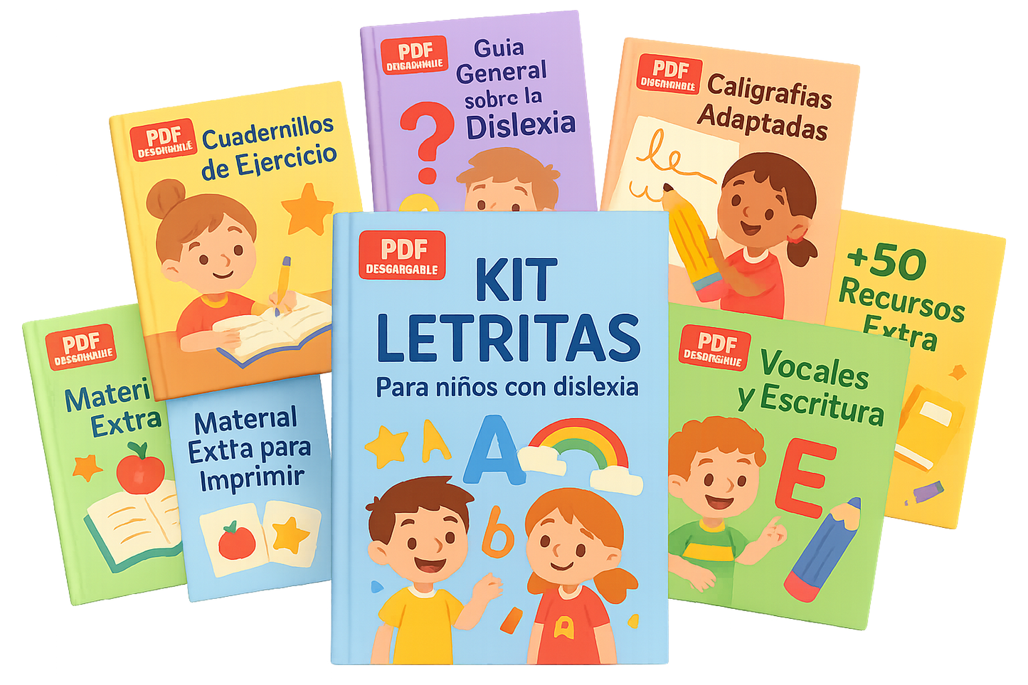 Kit Letritas: Para Niños con Dislexia